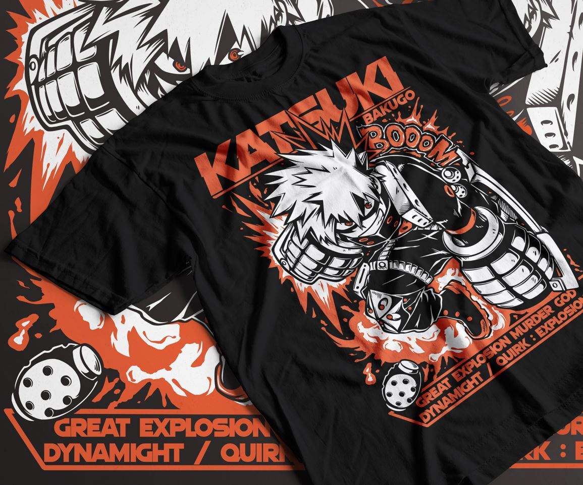 Bakugo Katsuki T-Shirt My Hero Academia MHA Anime Girl Gift Shirt