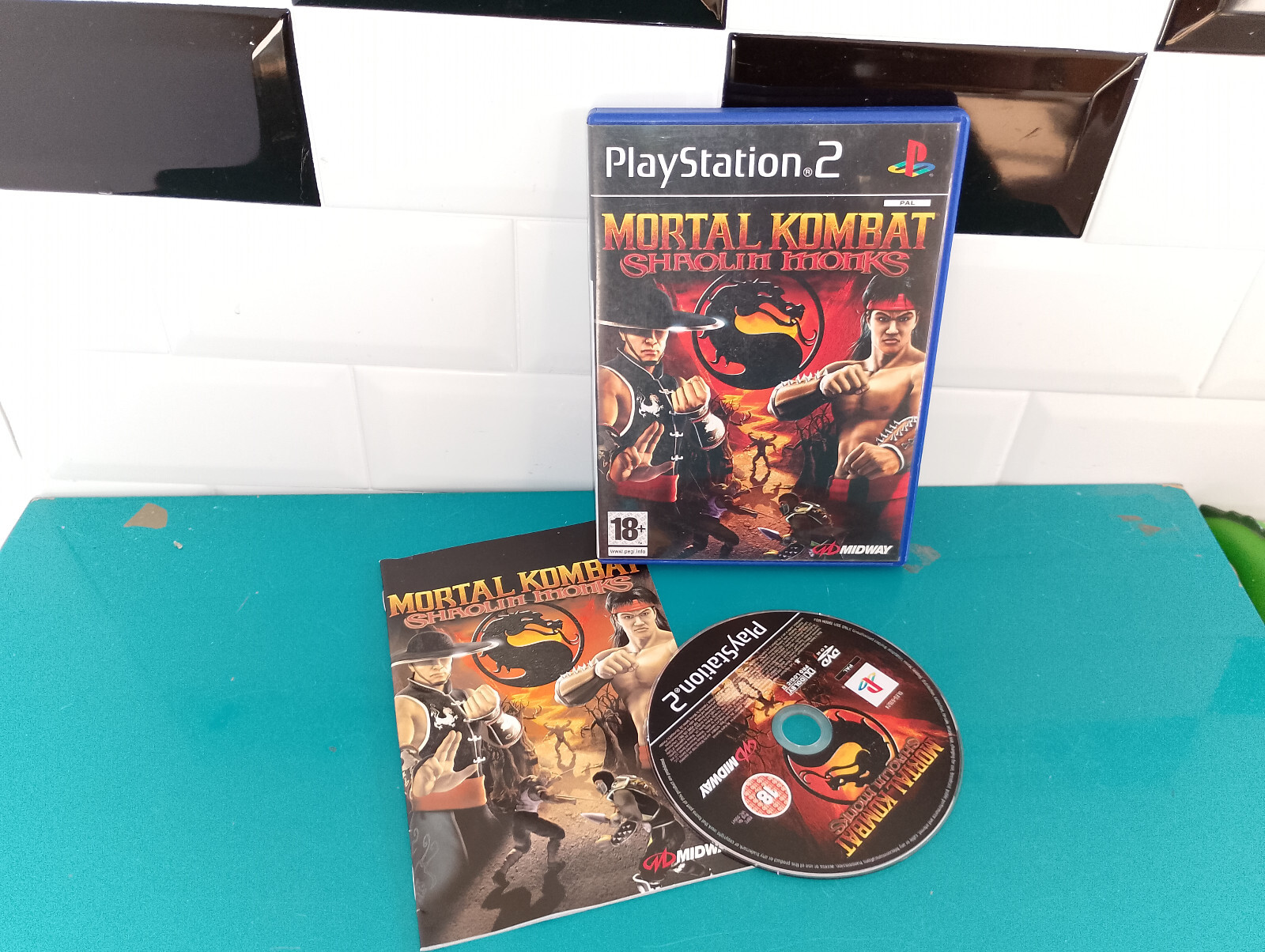 jeu vidéo VF sony playstation 2 ps2 mortal kombat shaolin monks