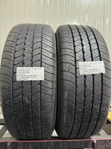 2 PNEUMATICI USATI 235/65 R 16C 115/113R GOODYEAR ESTIVO 7.5 MM DOT 0118 - Foto 2 di 6