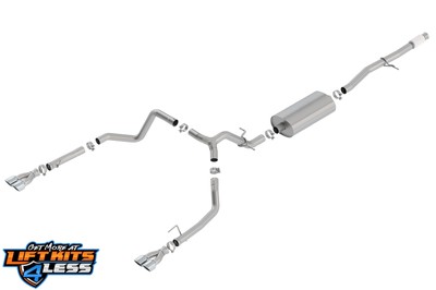 Borla for 2019 Chevy Silverado 1500 5.3L V8 CC SB 147.4in WB Touring Cat-Back...