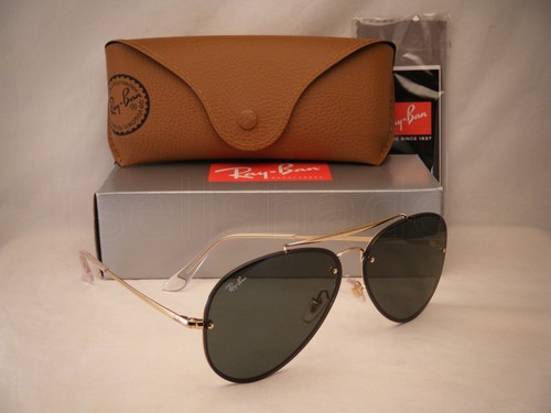 Ray Ban 3584N Blaze Aviator Gold w Green Lens (RB3584N 905071 61 mm size)  8053672830262 | eBay