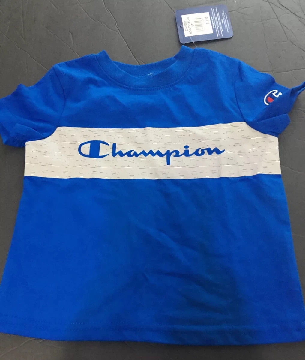 Champion Toddler Boys Blue T Shirt Size 2T