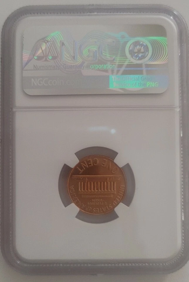 1967 SMS Lincoln Cent NGC MS 68 RD - Image 4 of 4