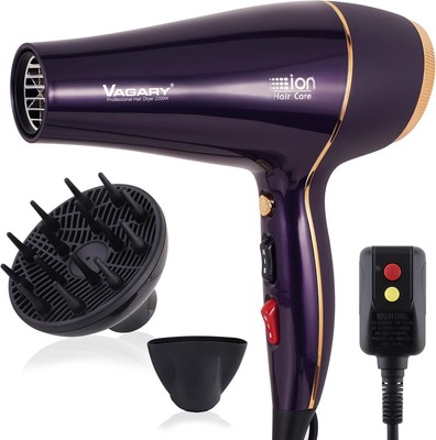 6690A Salon Pro Hair Dryer for Women,2200w Powerful AC Motor Fast Drying
