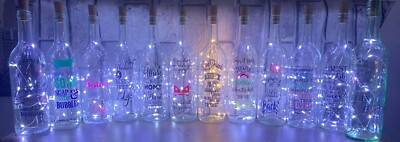 Personalisierte Leuchtflasche