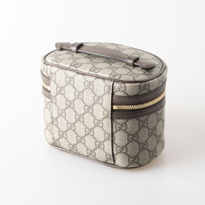 Gucci Ophidia Gg Supreme Lg Cosmetic Vanity Bag 627463 with Dust
