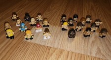 WWE Squinkies Wrestlers lot of 24 complete sets 1 and 4 Loose with bubbles! 