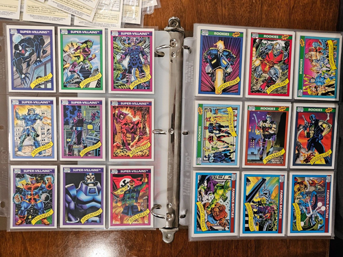 1990 Impel Marvel Universe Series 1 Complete Set #1-162 With All 5 Holograms - Picture 9 of 20