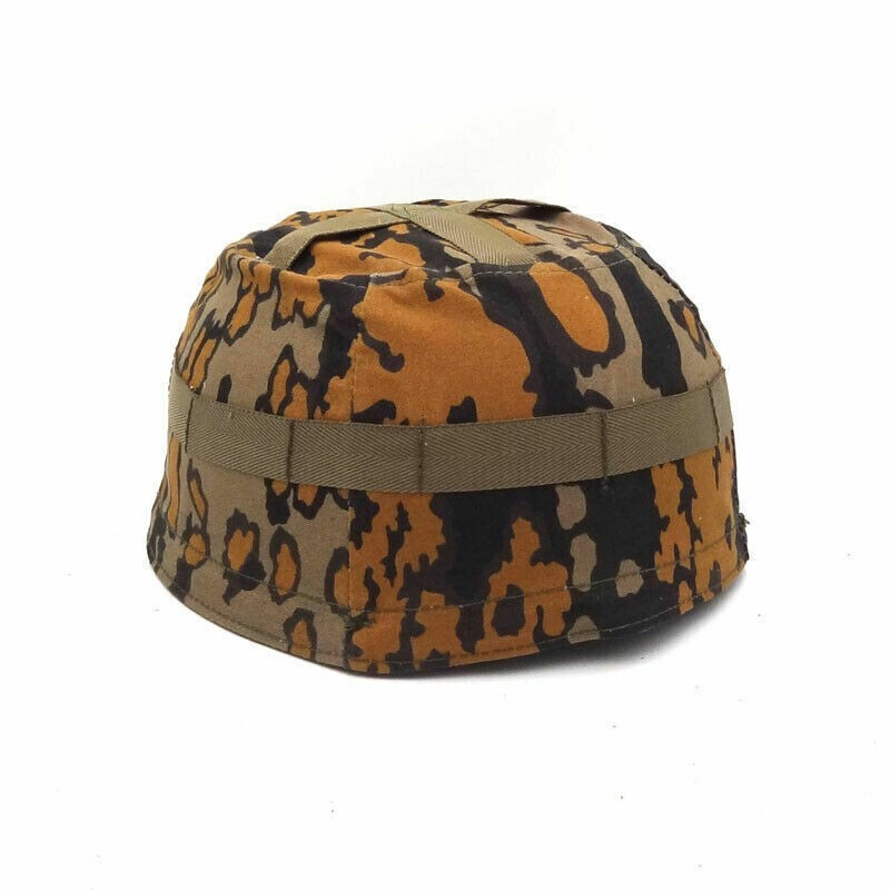 WW2 GERMAN FALLSCHIRMJAGER PARATROOPER M38 HELMET COVER Autumn Oak