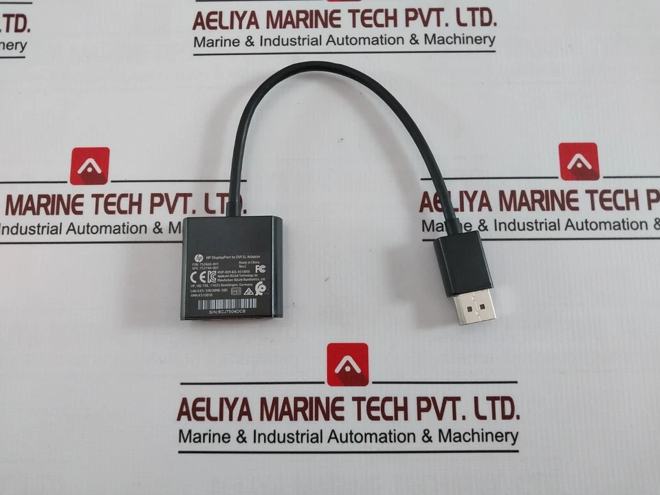 HP 752660-001 Display Port to DVI SL Adapter Rev C 753744-001 KS10058 - Image 3 of 4