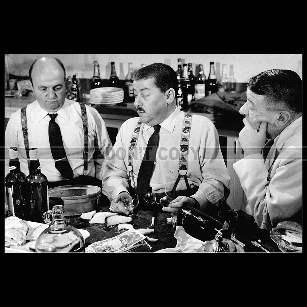 Photo F.005717 BERNARD BLIER FRANCIS BLANCHE (LES TONTONS FLINGUEURS) 1963