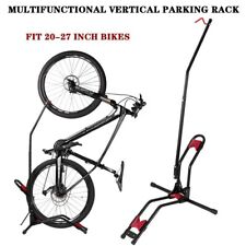 Vertical Bike Bicycle Storage Wall Stand Floor Hooks Rack Kick Park Tool Adjust