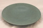 ROSEVILLE CARNELIAN GREEN 1926 ART POTTERY CONSOLE BOWL CENTERPIECE