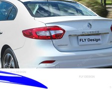 Heckspoiler passend für Renault Fluence ab 2009, Heck, Hecklippe, Flügel, Apron,