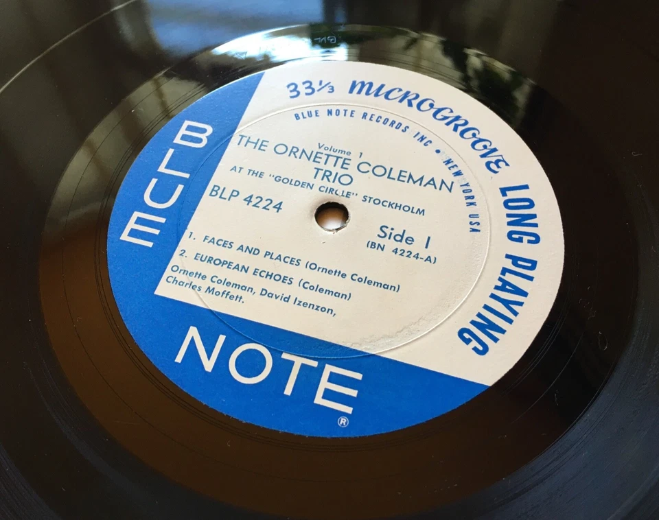 ORNETTE COLEMAN GOLDEN CIRCLE STOCKHOLM VOL.1 LP 1966 USA BLUE NOTE BLP4224 MONO - Image 2 of 4