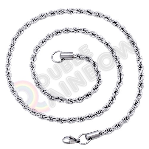 Tennis Racket Stainless Steel Jewelry Gift Pendant Necklace 3mm Rope Chain*163 - 第 12/12 張圖片