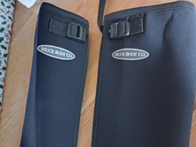 Muck Boot schwarz Neopren halbe Chaps klein, 14''''x12'''' Wade