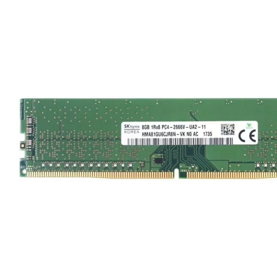 Hynix DDR4 16GB (2X8GB) 2666MHz PC4-21300 288-Pins 1RX8 UDIMM Desktop Memory Ram - Image 3 of 4