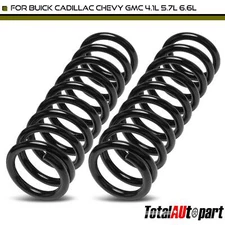 2Pcs Coil Springs for Chevrolet Impala Malibu El Camino Caprice Cadillac Front