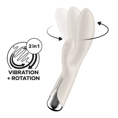Satisfyer Spinning Rabbit 1 Rotating Vibrator - G-Spot and Clitoris Stimulation