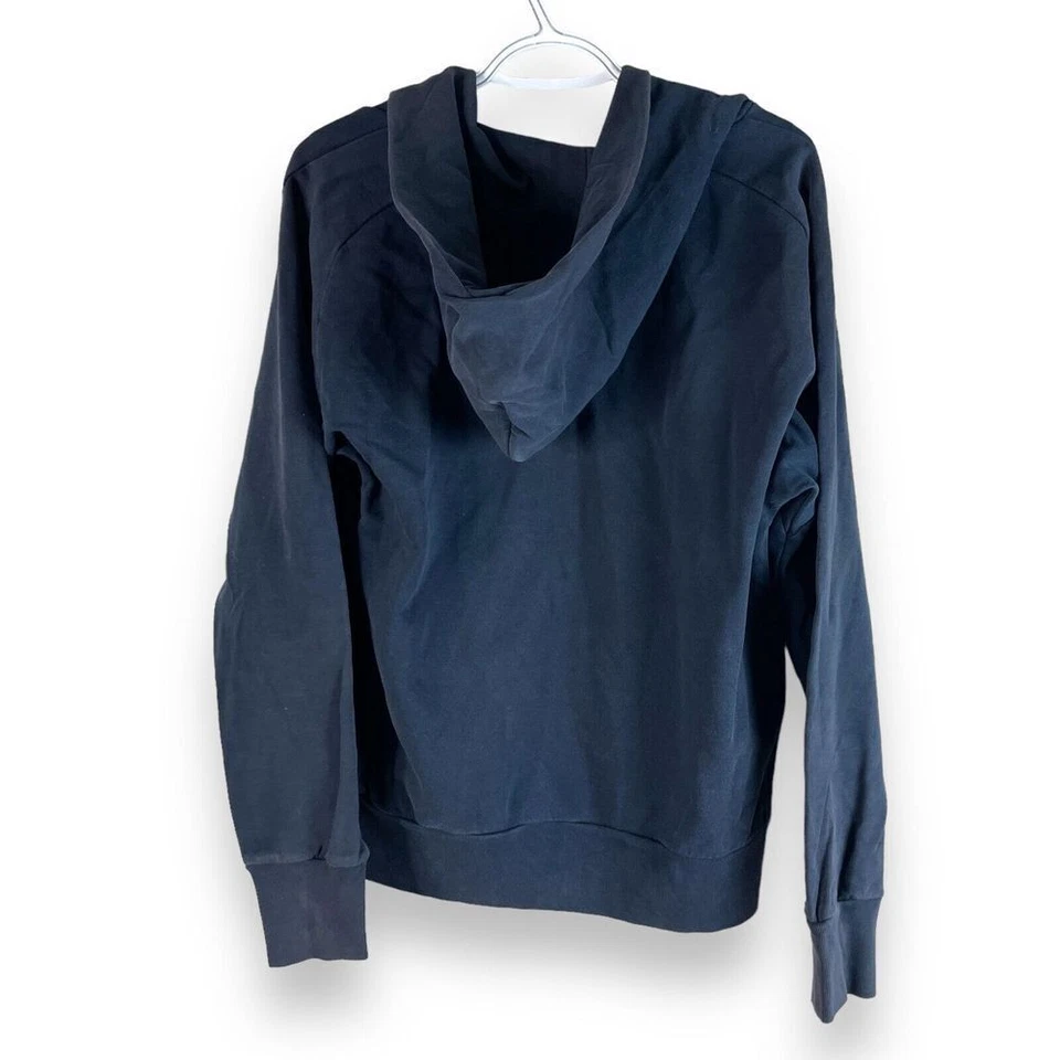 Толстовка с капюшоном женская на молнии Paul Smith L темно-синяя хлопковая радужная зебра ЧИТАЙТЕ - Изображение 3 из 4