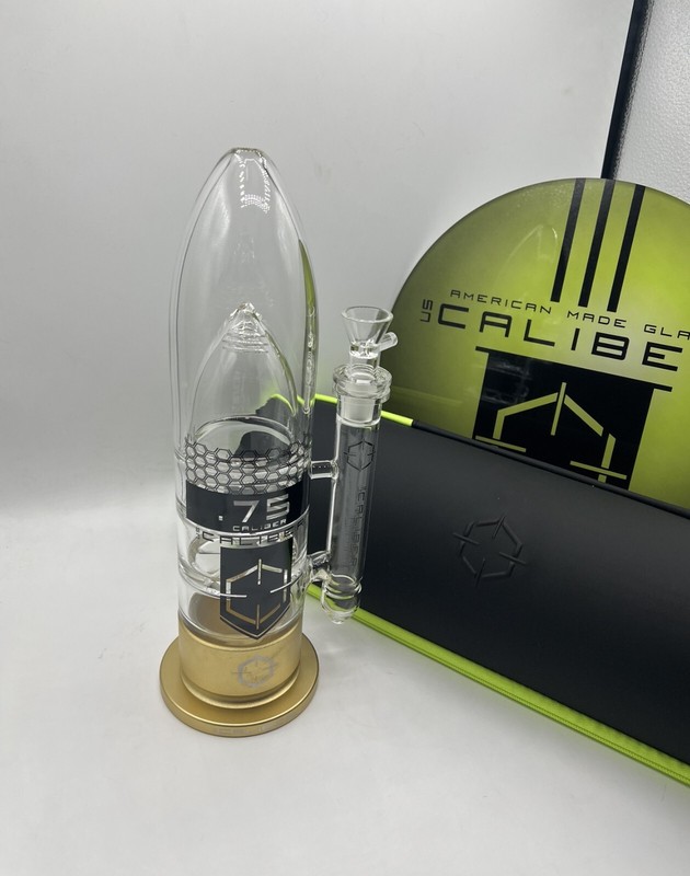 NEW 13" Caliber Glass Water Pipe Durable Hookah Bong USA Made Sturdy Thick Piece