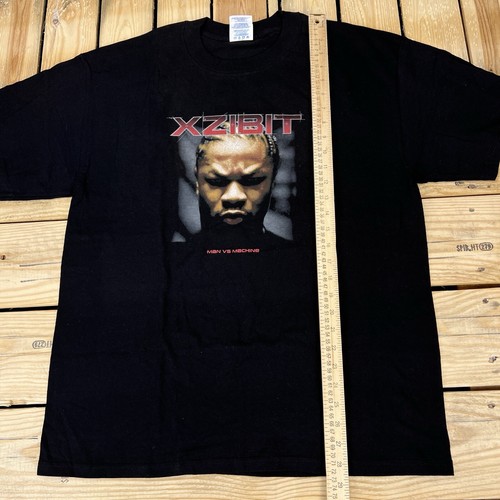 Vtg Y2K New Old Stock Xzibit Man vs. Machine Black Graphic T-Shirt Men's Size LG - Picture 3 of 6