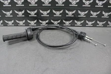 2018 18-20 SUZUKI RMZ450 OEM RIGHT THROTTLE ASSEMBLY GRIP HOUSING CABLES GOOD