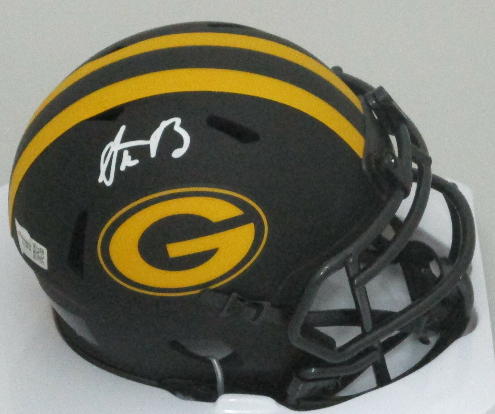 Aaron Rodgers Autographed Signed Green Bay Packers Packers MVP Riddell ECLIPSE Mini Helmet AUTO - Fanatics 