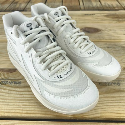 Pumaa MB.02 Frosted Ivory Black Mid Lamelo Melo Ball Shoes  display picture 2