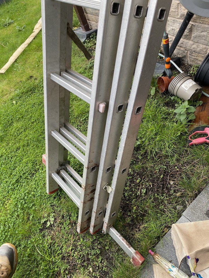 triple extension ladders 3 section eBay