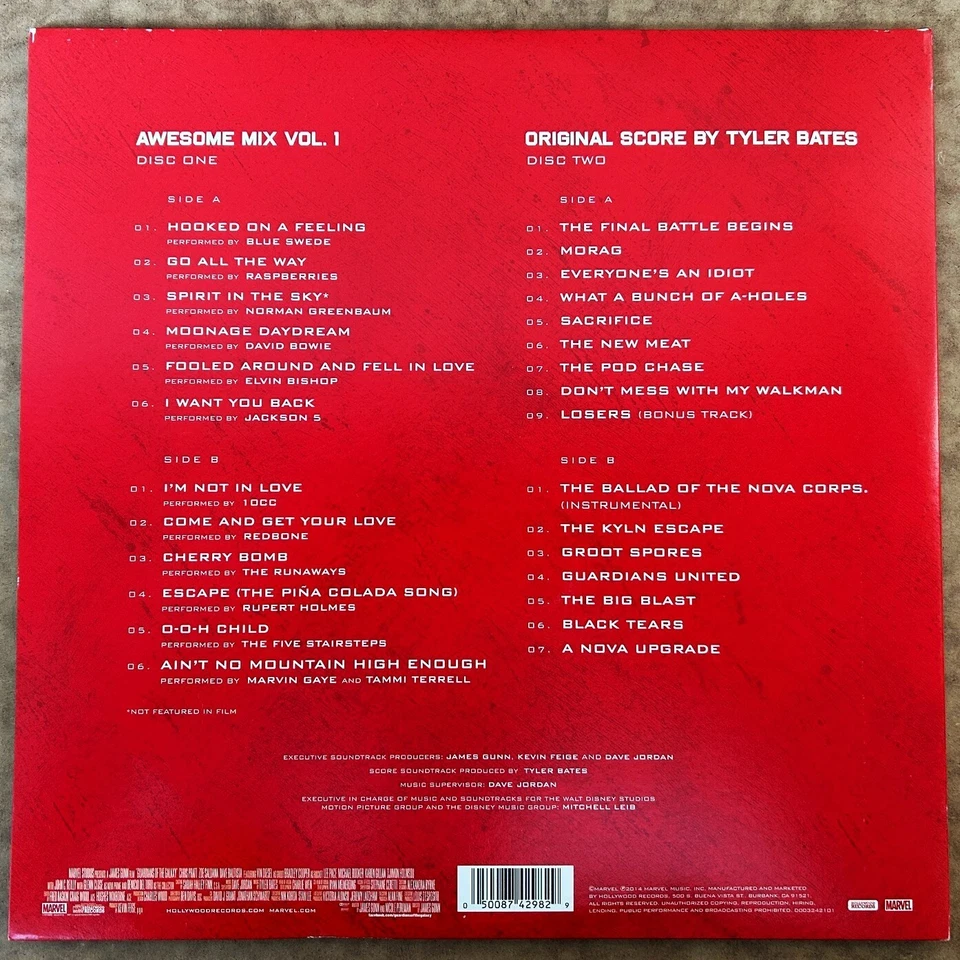 Guardians of the Galaxy Soundtrack: 3-Volume 6-DISC Deluxe Vinyl Collection -NEW Foto 4 de 4