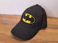 Youth Classic Batman Official Black Baseball Style Cap Hat NICE