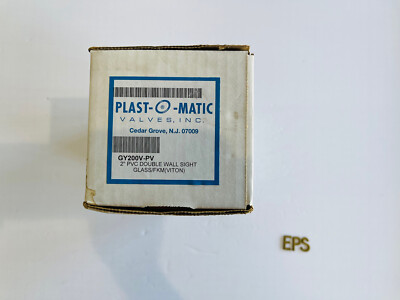 PLAST-O-MATIC GYW200V-PV Double Wall Sight 2  Flange PVC #K-1233