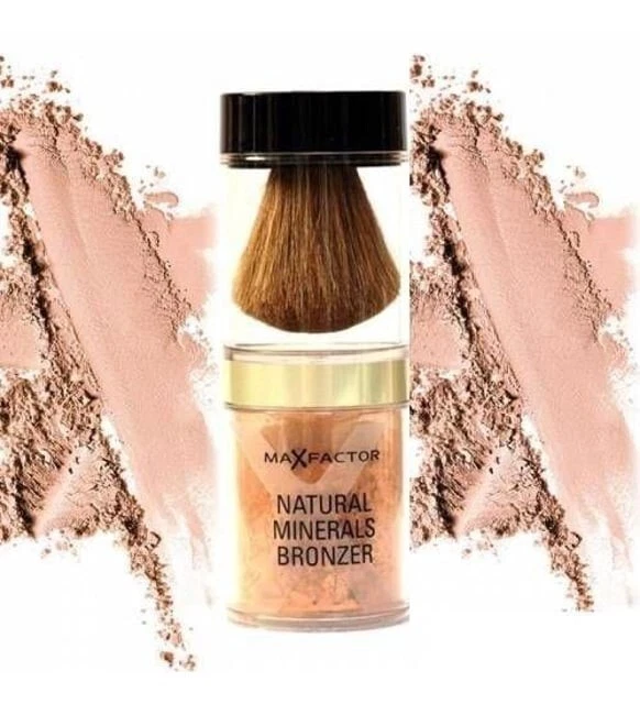 MAX FACTOR NATURAL MINERALS BRONZER SUN POXDER 01 SOLEIL + PINCEAU  8GR BLISTER - Photo 1/1