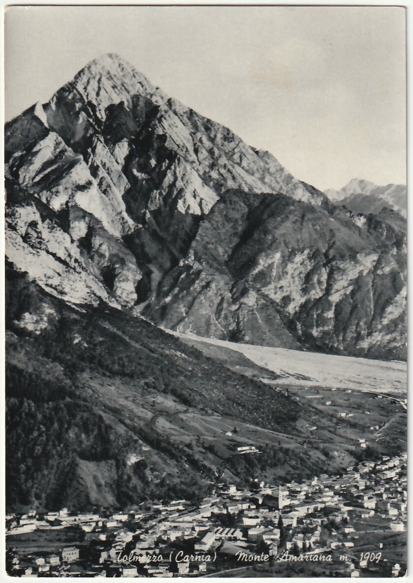 TOLMEZZO - UDINE - MONTE AMARIANA - VIAGG. 1965 -45038-