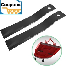 Set of 2 Rotary Lawn Mower Blades for Bush Hog Rotary Cutter 7556/7556BH