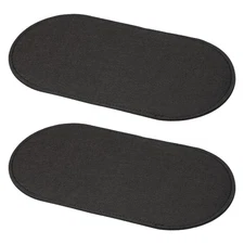 2 Pcs Felt Base Shaper 12x6 Inch, Bag Bottom Shaper Pad Oval Black