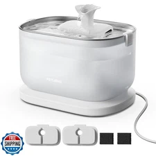PETLIBRO Cat Water Fountain, Cat Fountain Indoor Stainless Steel 