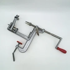 The Pampered Chef #2430 Apple Peeler Corer Slicer Vintage Clamp-On Kitchen Tool
