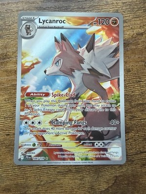 Lycanroc 166/159 IR Illustration Rare Pokemon Journey Together Card