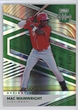 2020 Panini Elite Extra Edition Aspirations Green /499 Mac Wainwright #120 0rd2
