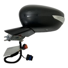 Peugeot 508 Wing Door Mirror Left Side Power Fold 2009-2019 HARIA2 GREY EEH