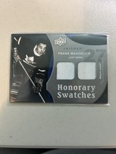 Upper Deck 2009-10 Trilogy Honorary Swatches Frank Mahovlich 