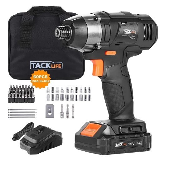 TACKLIFE PID02B Trapano a Percussione 20V: Potenza per il Vero Fai-da-Te