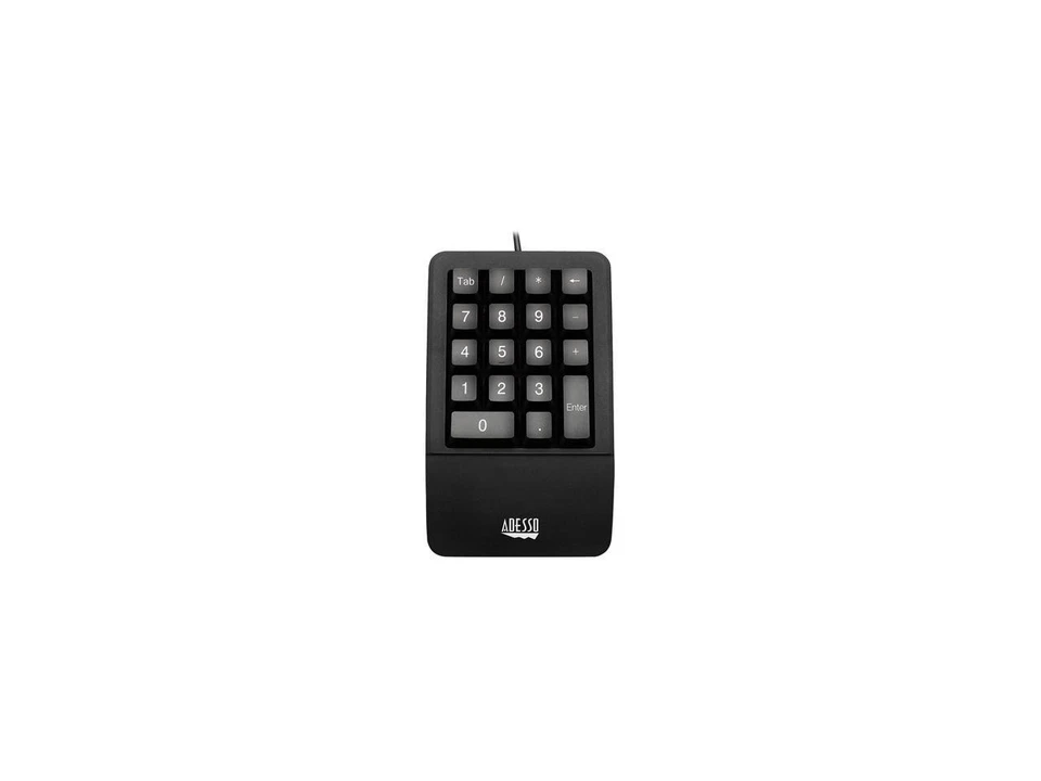Adesso AKB-618UB Antimicrobial Waterproof Numeric Keypad with Wrist Rest Support - Image 2 of 4