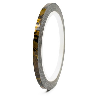 8,5m Zierstreifen 5mm Forged Carbon Gold Glanz Auto Motorrad Kfz Dekorstreifen