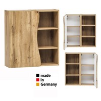 Bad Badezimmer HäNgeschrank Regal Wandregal Anrichte 60 Cm Breit Eiche