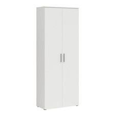 Mehrzweckschrank - weiß - 6 Fächer - 179 cm hoch