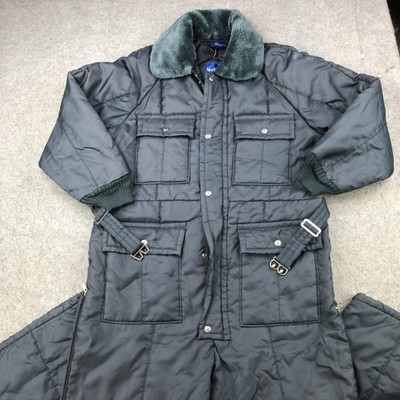 Northern Summit Snowsuit Coveralls Womens Medium 12/14 Blue Quilted Insulated